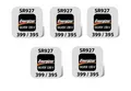 Produktbild: 5 x ENERGIZER 399 / 395 Uhrenbatterie 1,55 V SR927W SR57 AG7 LR926 LR927 51mAh