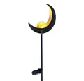 Produktbild: GLOBO LIGHTING LED Solarleuchte, LED-Leuchtmittel fest verbaut, Design LED Solar Leuchte Außen Beleuchtung Dekoration Steck Lampe Mond