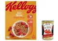 Produktbild: 12x Kellogg's All-Bran Fibre Plus gemischtes Cereals, Volle Weizenfaser 500g Getreide Müsli reich an Ballaststoffen + Italian Gourmet polpa 400g