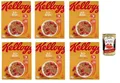 Produktbild: 6x Kellogg's All-Bran Fibre Plus gemischtes Cereals, Volle Weizenfaser 500g Getreide Müsli reich an Ballaststoffen + Italian Gourmet polpa 400g