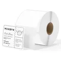 Produktbild: MUNBYN 50x50mm Thermodirekt-Etiketten,Weiß Selbstklebend Adressaufkleber, BPA&BPS Freies Quadratisches Etiketten für Thermo-Etikettendrucker-750/1 Rolle