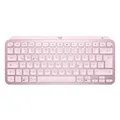 Produktbild: Logitech MX Keys Mini Rosé - Kabellose Kompakte Performance Tastatur, Unterstützt Logi Options+