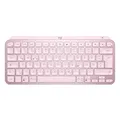 Produktbild: Logitech MX Keys Mini Kabellose Tastatur, Kompakt, Bluetooth, Hintergrundbeleuchtung, USB-C, Kompatibel mit Apple macOS, iOS, Windows, Linux, Android, Metallgehäuse - Rosa - QWERTZ