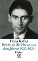 Produktbild: Briefe an die Eltern aus den Jahren 1922 - 1924 von Kafk... | Buch | Zustand gut