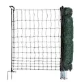 Produktbild: horizont strongLine Hundezaun 9 Fiberglaspfähle - Doppelspitze, 25 m lang, 110 cm hoch - alles ohne Strom, Hundezaun Camping, mobiler Zaun für den Garten