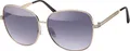 Produktbild: Gil Sonnen Brille Designer Piloten Herren Sonnenbrille mit Kunstoffrahmen 30416 Schwarz Gold
