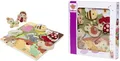 Produktbild: 7 Teile Eichhorn Kinder Puzzle Holz Fühlpuzzle mit Stoff 100006840