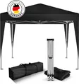 Produktbild: Kronenburg Faltpavillon 2x2m - Wasserfest, UV-Schutz 50+, 0 Seitenteile, schwarz