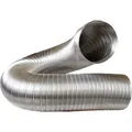 Produktbild: Abluftschlauch, Alu Flex Rohr, Aluminium flexibel Ø 150 mm, 3 m z.B. für Klimaanlagen, Wäschetrockner, Abzugshaube - Schwarz