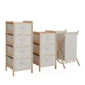 Produktbild: Vicco Badmöbel-Set Bruno, Badezimmerschrank-Set, Beige, 3 Teile