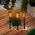 Produktbild: Esotec - Solarfackel Solarstecker Solarleuchte Lorenzo Im 3er-set Outdoor 102315