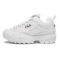Produktbild: FILA Unisex Kinder Disruptor Teens Sneaker, White, 38 EU