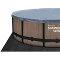 Produktbild: Summer Waves Pool Elite Teak Ø 488 cm x 122 cm