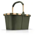 Produktbild: REISENTHEL® Einkaufskorb CARRYBAG FOREST GOLD, Grün, Aluminium, Polyester, 22 l, Wasserabweisend, B 48 x H 29 x T 28 cm gelb|grün