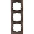Produktbild: Kopp - paris – Abdeckrahmen 3-fach, Farbe: palisander - 308626067