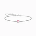 Produktbild: THOMAS SABO Armband 925 Sterlingsilber mit rosa Stein A2156-051-9 Länge 19 cm