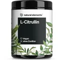 Produktbild: natural elements L-Citrullin Malat Pulver 2:1 – 500g Pulver – ideal vor dem Sport, hohe Reinheit