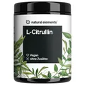 Produktbild: natural elements L-Citrullin Malat Pulver 2:1 – 500g Pulver – ideal vor dem Sport, hohe Reinheit