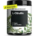 Produktbild: natural-elements Aminosäuren L-Citrullin, Getränkepulver, geschmacksneutral, aus L-Citrullin-Malat, hochdosiert, 500 g