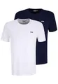 Produktbild: FILA Herren Brod Thee/Dubbel Pack T Shirt, Bright White-medieval Blue, XL EU