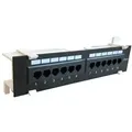 Produktbild: Danicom - CAT 5e Wand Patchpanel, 12-fach UTP