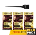 Produktbild: Syoss Oleo 5-92 Bright Red Haarfarbe Intensive Vibrant Pigment Radiance 3er Pack