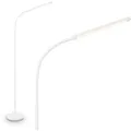 Produktbild: Brilo LED-Stehleuchte Mura Touchdim Schwenkbar Weiß 135,2 cm x Ø 21 cm