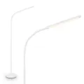 Produktbild: BRILONER LED Deko Lese Steh Stand Lampe Leuchte dimmbar weiß 21x135 cm