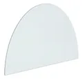 Produktbild: vidaXL Tischplatte Funkenschutzplatte Glas Halbrund 800x500 mm (1 St)