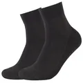 Produktbild: Skechers 3PPK Unisex Mesh Ventilation Quarter Socks SK42017-9999, Unisex socks, black, 35-38 EU
