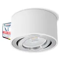 Produktbild: CELI-1W Aufbauspot weiß schwenkbar inkl. fourSTEP LED 5W warmweiß 230V