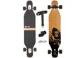 Produktbild: Mach1 Longboard aus Bambus mit Keramik Kugellager - Camber Drop Through Cruiser Board (Spar-Set inkl. T-Tool und extra Bushings, Longboard + T-Tool + 4er Set 85A Bushings), Twin Tip