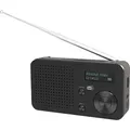 Produktbild: TELESTAR TOP 100 Portables DAB+ UKW Radio Digitalradio Empfangsteil mit Akku - Schwarz
