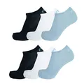Produktbild: FILA® 6 Paar Socken, Invisible Sneakers Unisex, 35-46 Einfarbig - Farbenauswahl: Farbe: Sky | Größe: 39-42 (6-8 UK)