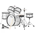 Produktbild: VEVOR Schlagzeug Set 5-teilig Drum Kit für Kinder mit 40,6cm Basstrommel Silber