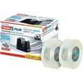 Produktbild: tesa Klebebandabroller tesafilm Easy Cut SMART Schwarz 19 mm (B) x 33 m (L) Kunststoff Recycelt 100%