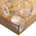 Produktbild: CalMyotis Eckenschutz und Kantenschutz für Baby & Kinder - Tisch und Möbel Ecken, Tischeckenschutz und Stoßschutz für Babysicherung und Kindersicherung, Transparent Eckschutz (18 Stück)