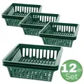 Produktbild: 12x Pflanzkörbe für Blumenzwiebeln Pflanzkorb Blumenzwiebeln Pflanzkörbe für Tulpen Zwiebelpflanzschale Herbstpflanzung Blumenzwiebelschale 28x26