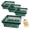 Produktbild: GarPet Pflanzschale 12er Set Pflanzkörbe für Blumenzwiebeln Pflanzkorb Schale 28x26 cm