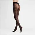 Produktbild: Hudson Strumpfhose Sparkly Leo 20 DEN (1 St) Strumpfhose mit glitzerndem Leo-Muster schwarz 44-46