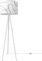 Produktbild: Stehlampe Wohnzimmer Lampenschirm Stoff Stehleuchte Leselampe Abstrakt Vintage