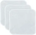Produktbild: Erwin Müller Microfaser Abschminktücher weiß Größe 30x30 cm, Make-up Entferner, Gesichtsreinigung 3er-Pack - umweltfreundlich, wiederverwendbar, waschbar