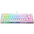 Produktbild: Roccat Vulcan II Mini Air – 65 Prozent wireless optische mechanische Gaming-Tastatur, anpassbare RGB-Beleuchtung, abnehmbares Kabel, TITAN II Linear Schalter, Aluminiumplatte, Weiß