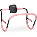 Produktbild: Relaxdays Bauchtrainer, Bauchmuskeltrainer, HxBxT: 68,5x69x65 cm, effektives Training zuhause, für Sit-ups, rosa/schwarz