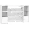 Produktbild: Aiyaplay Kinder-Aufbewahrungsregal, Weiß, Kunststoff, Nachbildung, 30x90x140 cm, Kinder- & Jugendzimmer, Kindermöbel, Kinderregale