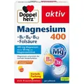 Produktbild: DOPPELHERZ Magnesium 400+B1+B6+B12+Folsäure BTA 6X15 St
