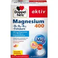 Produktbild: DOPPELHERZ Magnesium 400+B1+B6+B12+Folsäure BTA 6X15 St