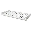 Produktbild: DIGITUS 1HE Fachboden festeinbau f. Schr. ab 400 mm Tiefe 45x482x250 mm, bis 15 kg, grau (RAL 7035)