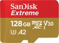 Produktbild: SanDisk Extreme® microSDXC 128GB + SD Adapter SDSQXAA-128G-GN6MA