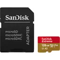 Produktbild: SanDisk Extreme microSDXC (SDSQXAA-128G-GN6MA), 128 GB, 190 MB/s, U3 / A2